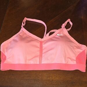 (J15) Nike Pink Strappy Sports Bra